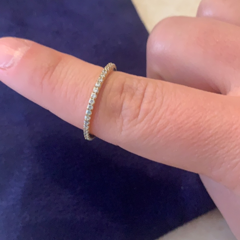 Gold simple ring - Picture 2 of 2